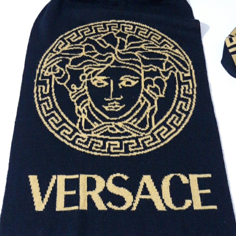 Versace Medusa Pattern Scarf